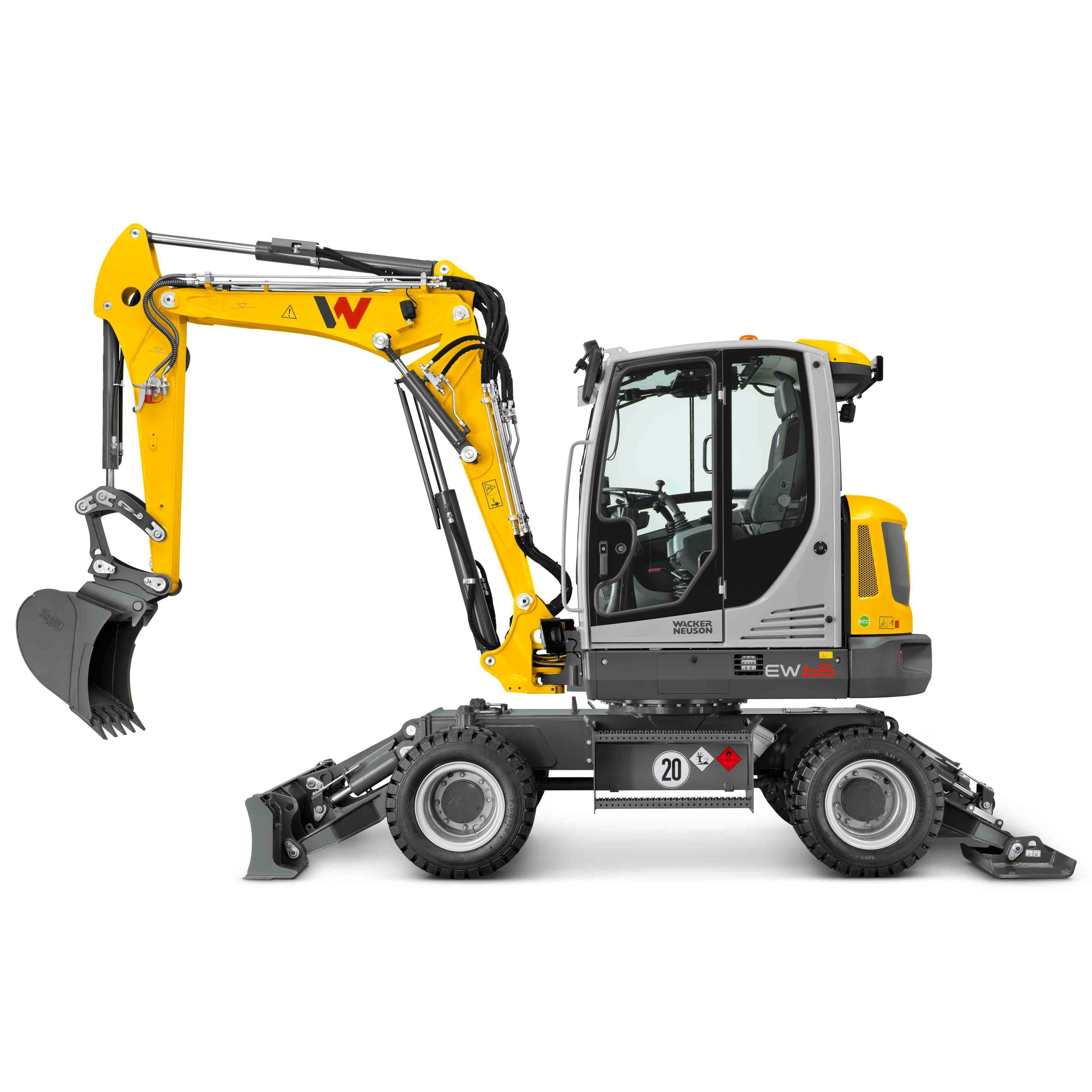18,000lb Excavator - Wheeled
