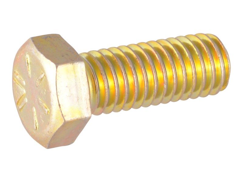 Grade 8, Zinc Plated, .375-16 X 1 Bolt