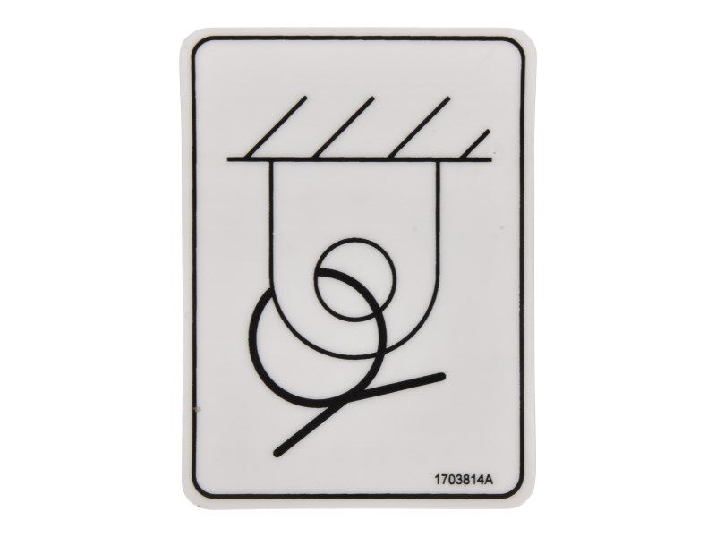 JLG¨ Machine Tie Down Decal