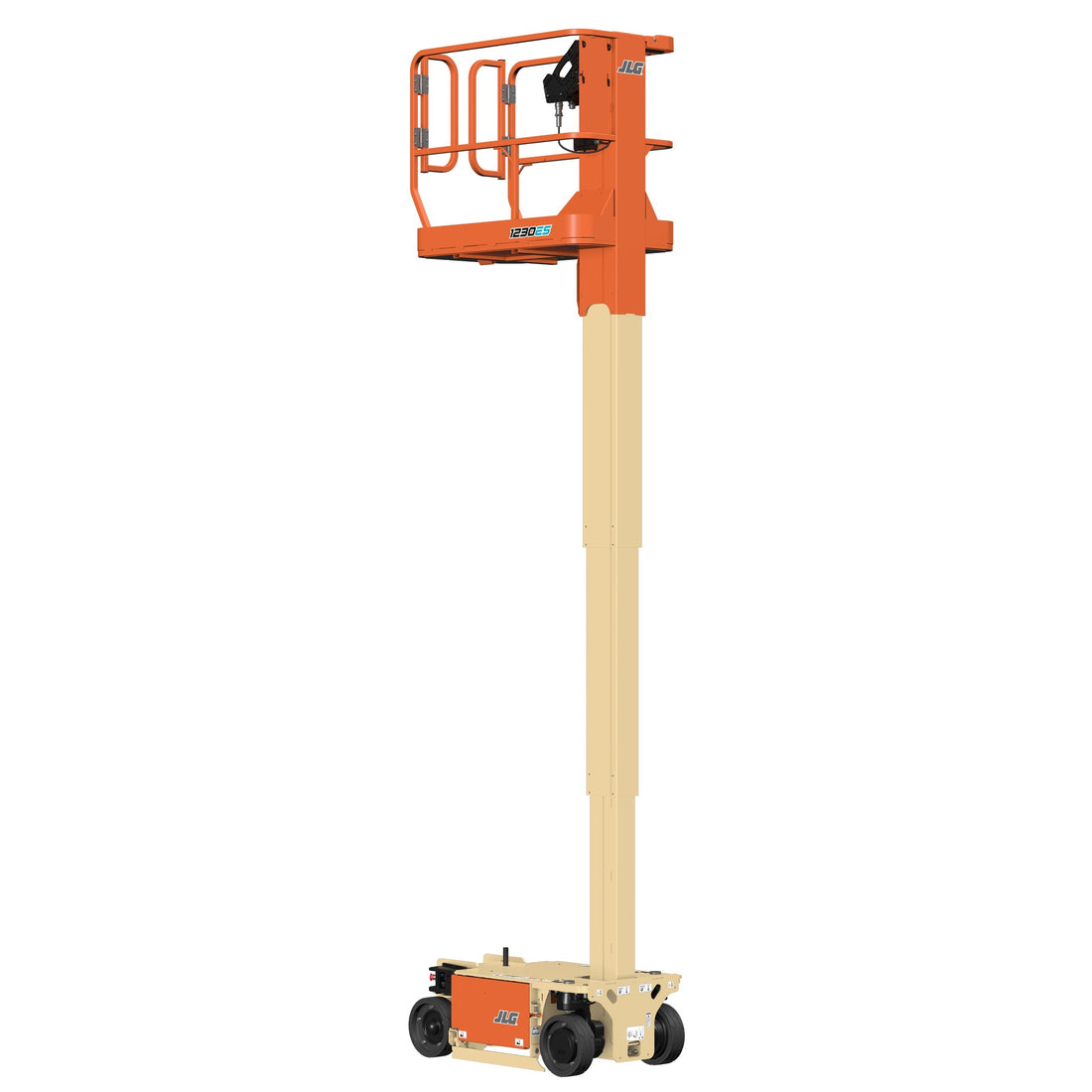 12-foot Electric Scissor Lift in action, ideal for construction and maintenance projects, featuring sturdy design and electric operation for efficient vertical reach.