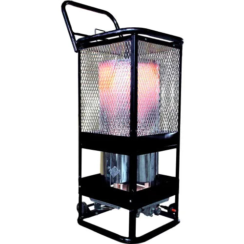125,000 BTU Radiant Heater - Liquid Propane, portable outdoor heating solution