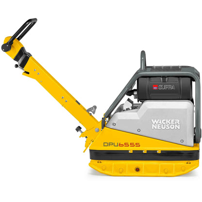 14,500 lb Plate Tamper in Reverse Diesel mode right side view - Industrial construction equipment for compacting soil and asphalt"