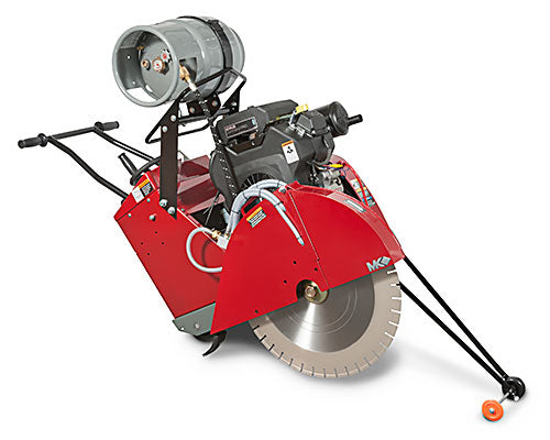 35HP Walk Behind Saw - Propane