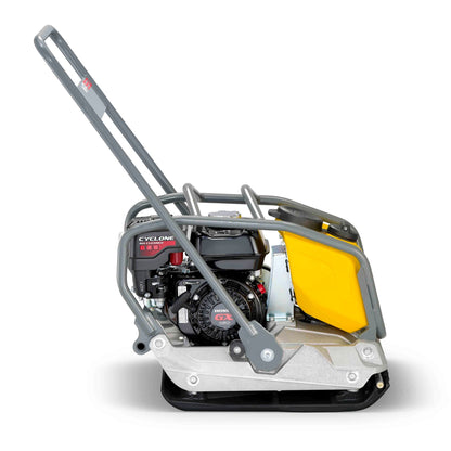 3,500 lb Plate Tamper – Side View – A detailed side view of a 3,500-pound plate tamper, highlighting its sturdy metal plate, robust frame, and ergonomic handle. Designed for efficient compaction of soil, asphalt, and gravel, this heavy-duty equipment is perfect for construction sites, landscaping projects, and roadworks, ensuring stable and level surfaces.