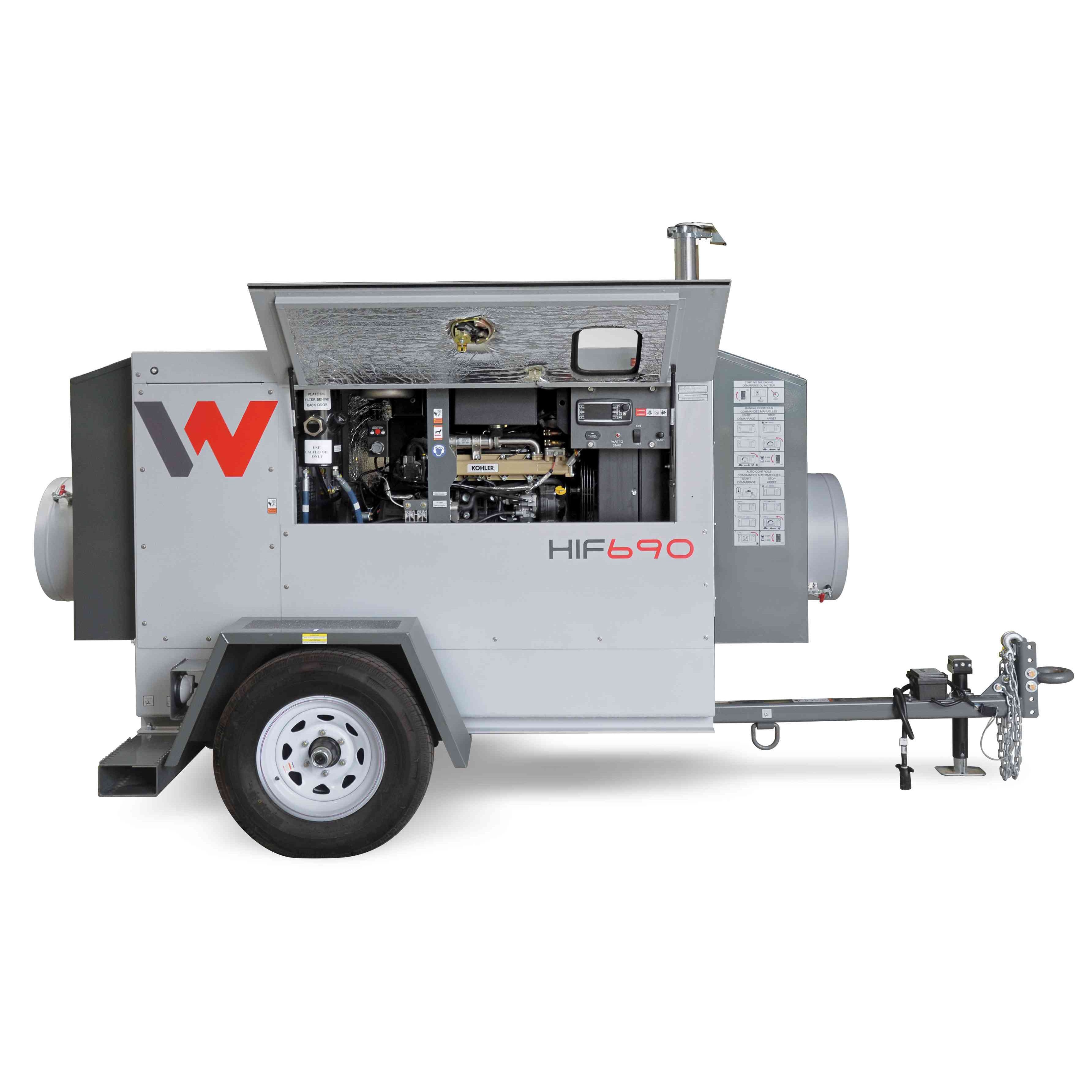 500,000 Btu Flameless Heater - Indirect, Diesel