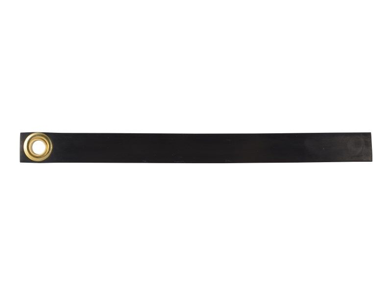 13" Black Rubber Anti-Static Strap for Scissor Lifts