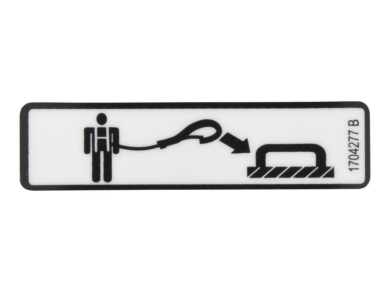 JLG¬® Attach Lanyard Decal