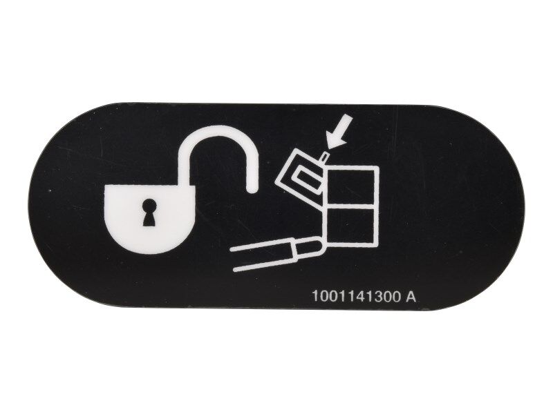 DECAL,PLATFORM SENSOR OVERRIDE