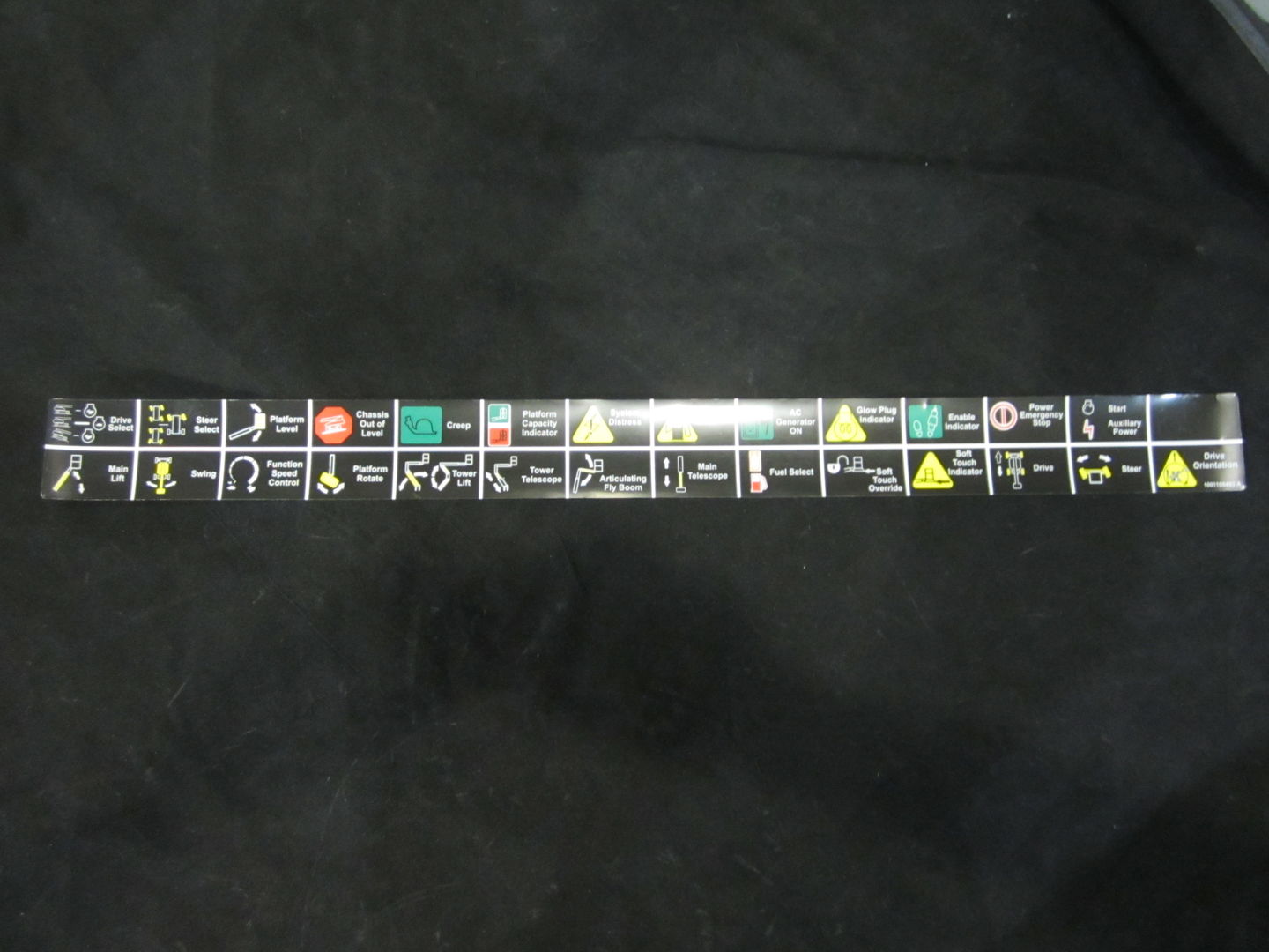 JLG¬® Platform Legend Decal