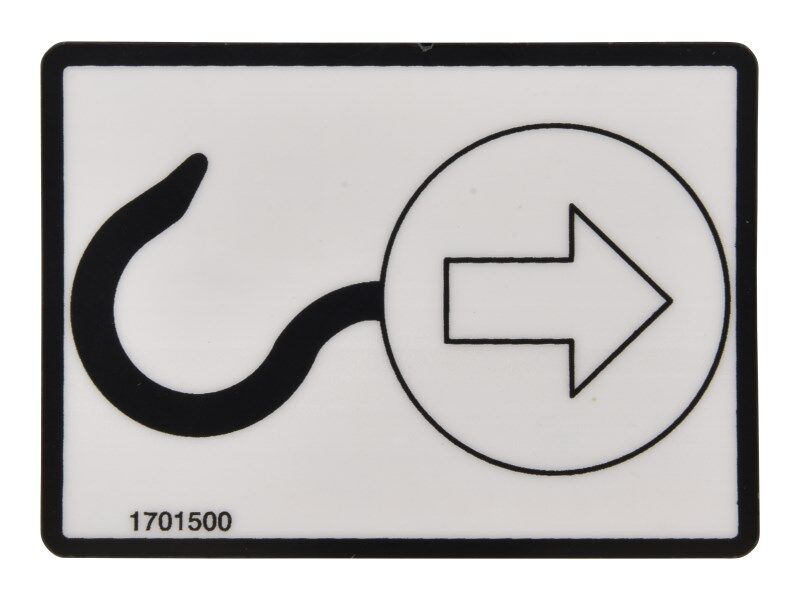 JLG¬® Machine Lift Here Decal