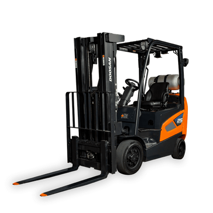 8,000lb Straight Mast Ind Forklift